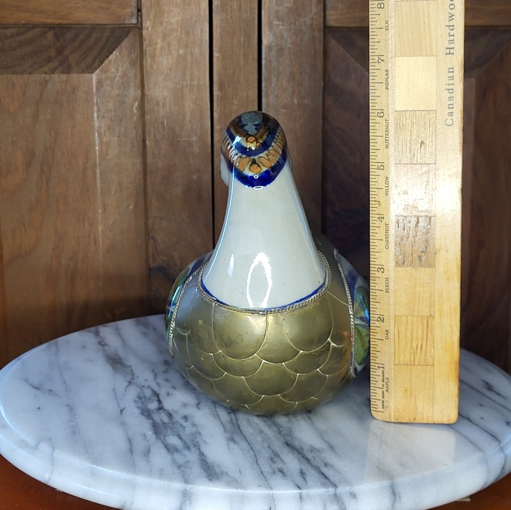 Tonala Brass Duck - Picture 9 of 11